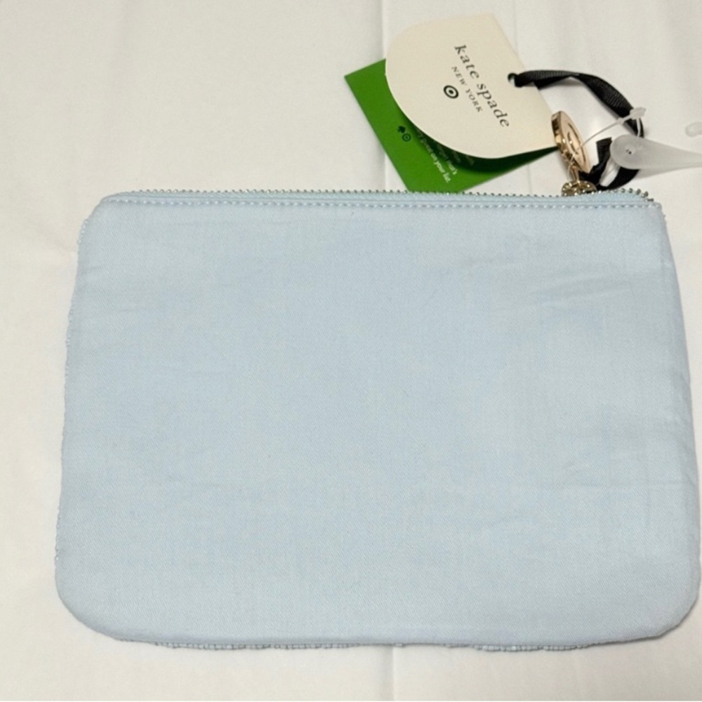 Kate Spade Blue and Green Beaded Clutch NEW - Picture 6 of 7